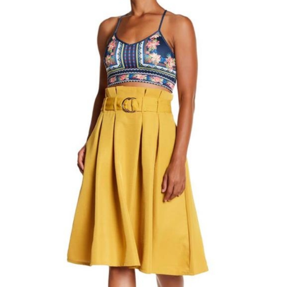 Paper Bag Waist Skirt - Picture 1 of 1